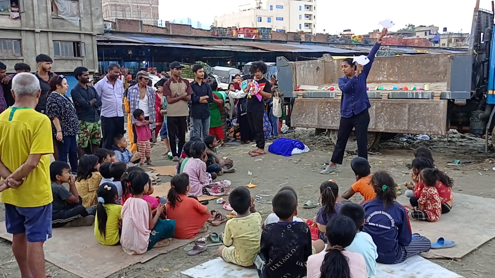 The Rainbow Fish meets Flood Victims