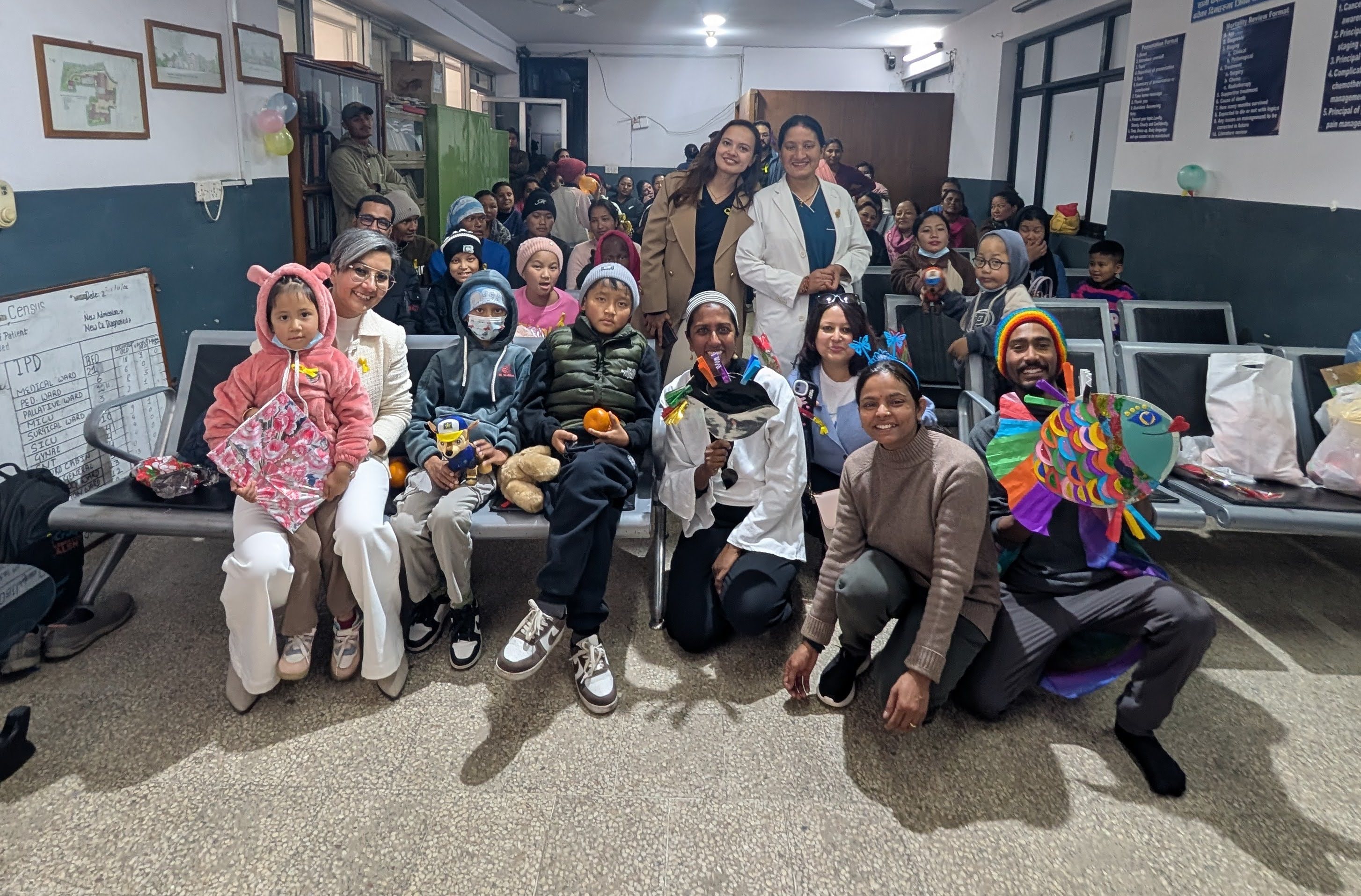 The Rainbow Fish brings smiles at the Cancer Hospital
