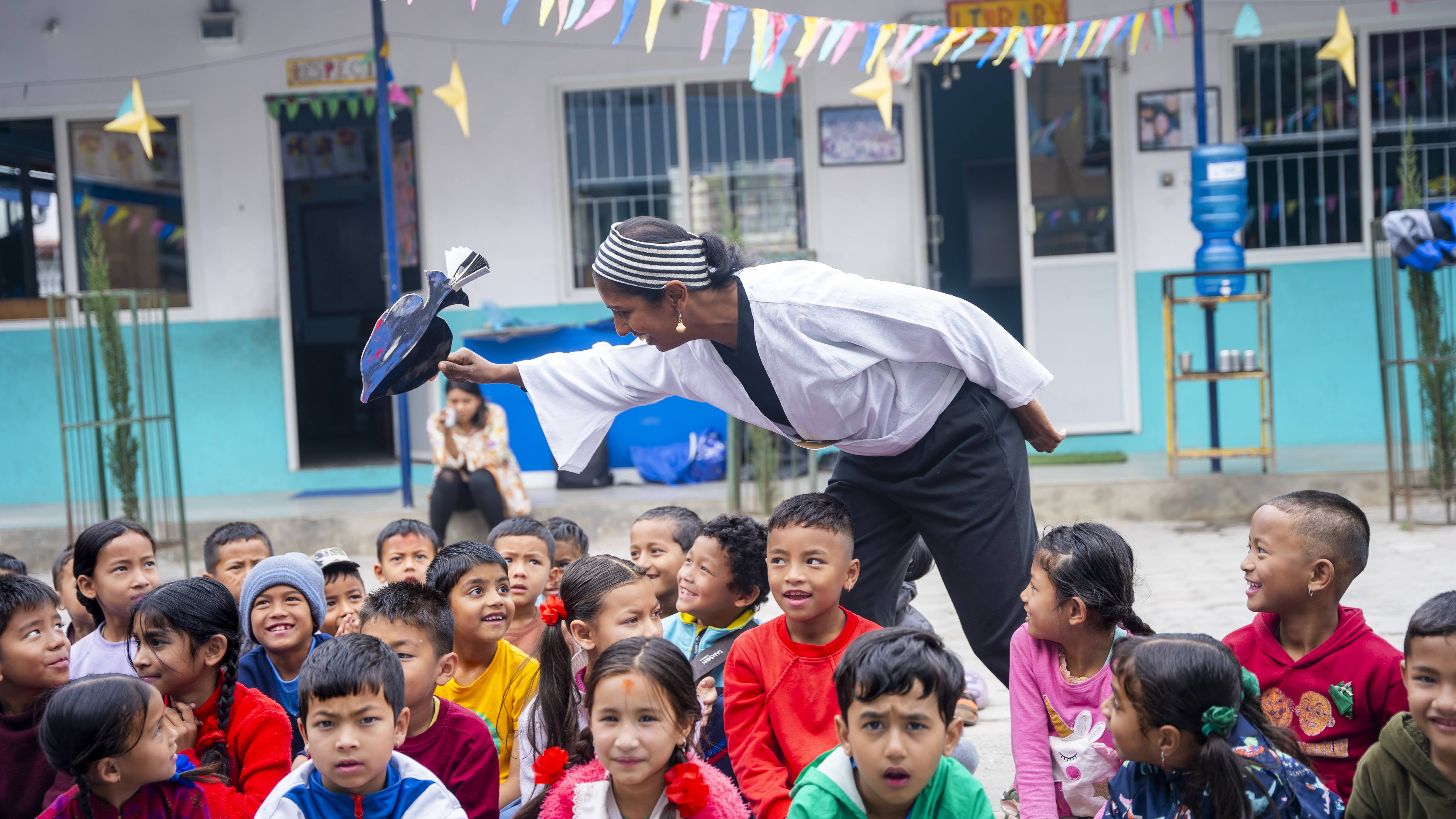 ‘Fish’s Rainbow Dream’ Storytelling Performance for Orchid Garden Nepal