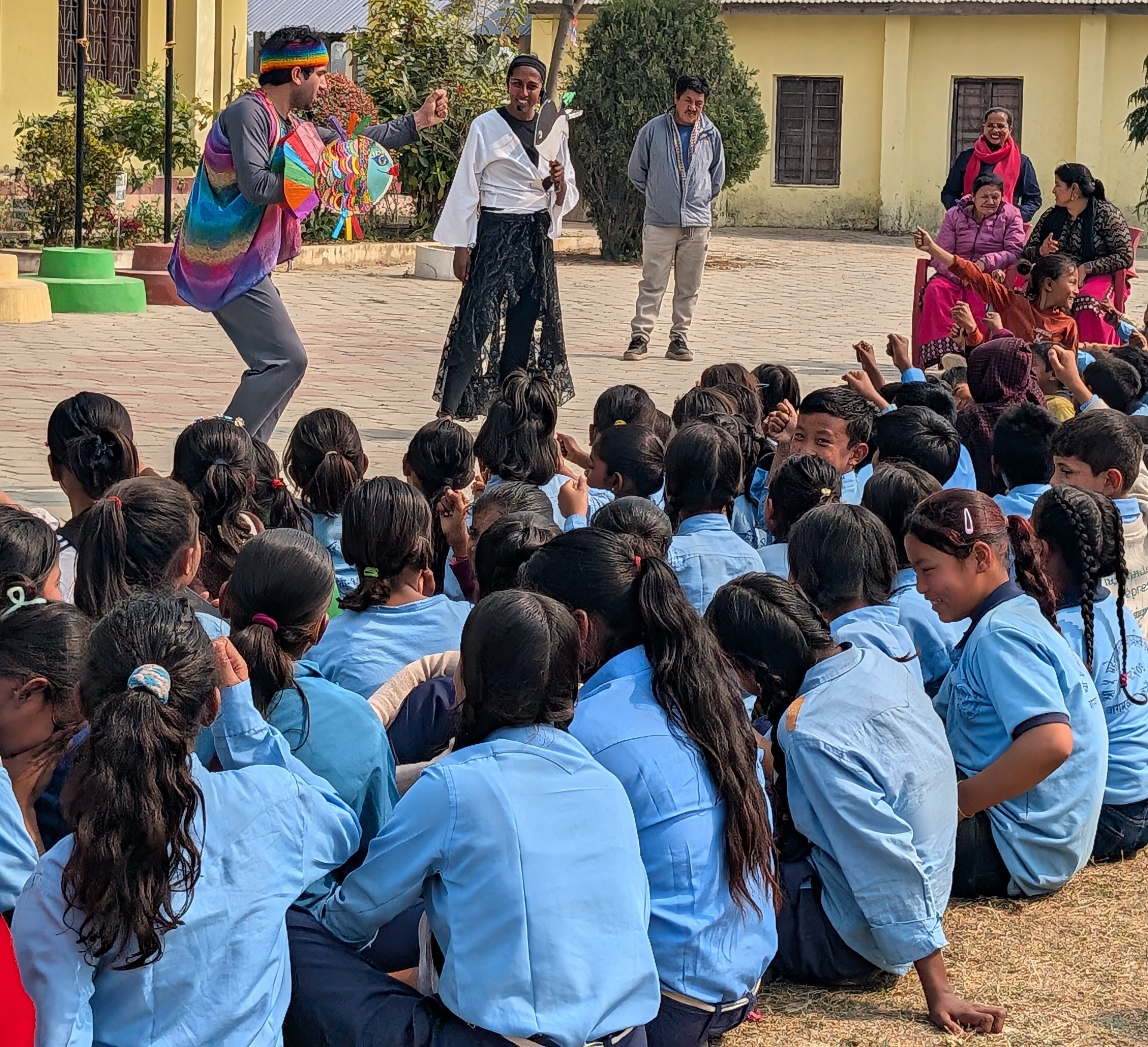 माछाको रंगीन सपना – Theatre for Children at a Public School in Sarlahi, Nepal